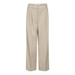 LeenaCC Linen Pleat LL Pant - Bone - Co'couture