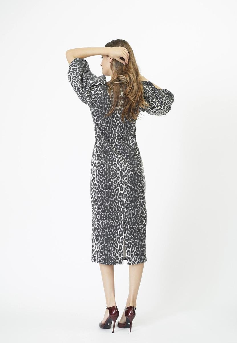 LeoCC Puff Dress - Dark Grey - Co'couture
