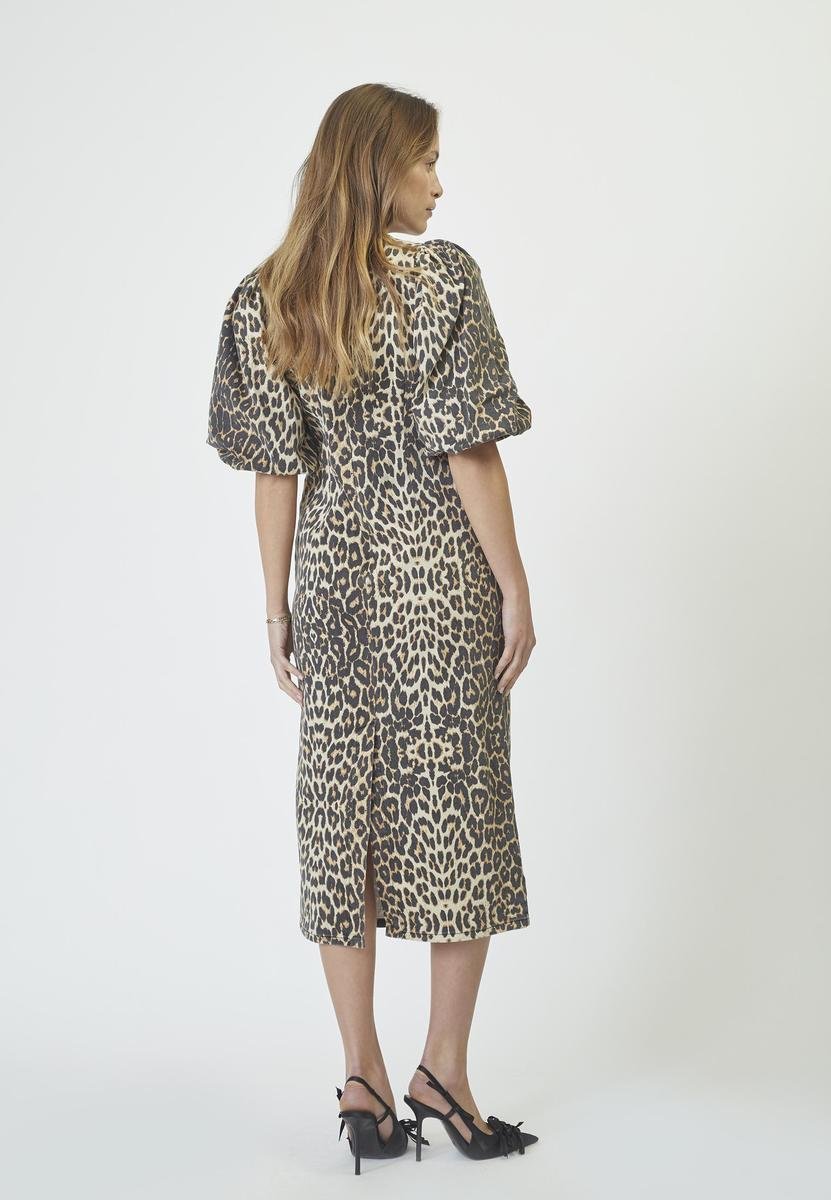LeoCC Puff Dress - Khaki - Co'couture