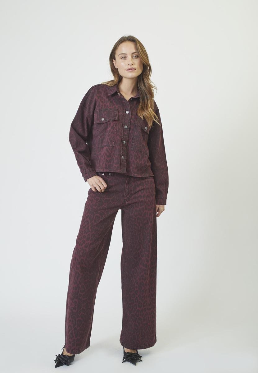 LeoCC Wide Pant - Winered - Co'couture