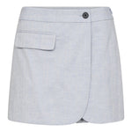 LisaCC Linen Wrap Skort - Light blue - Co'couture