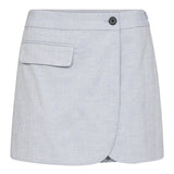 LisaCC Linen Wrap Skort - Light blue - Co'couture