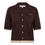 LueCC Crop Cardigan - Dark Brown - Co'couture