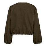 LunaCC Balloon Zip Jacket - Military Olive - Co'couture