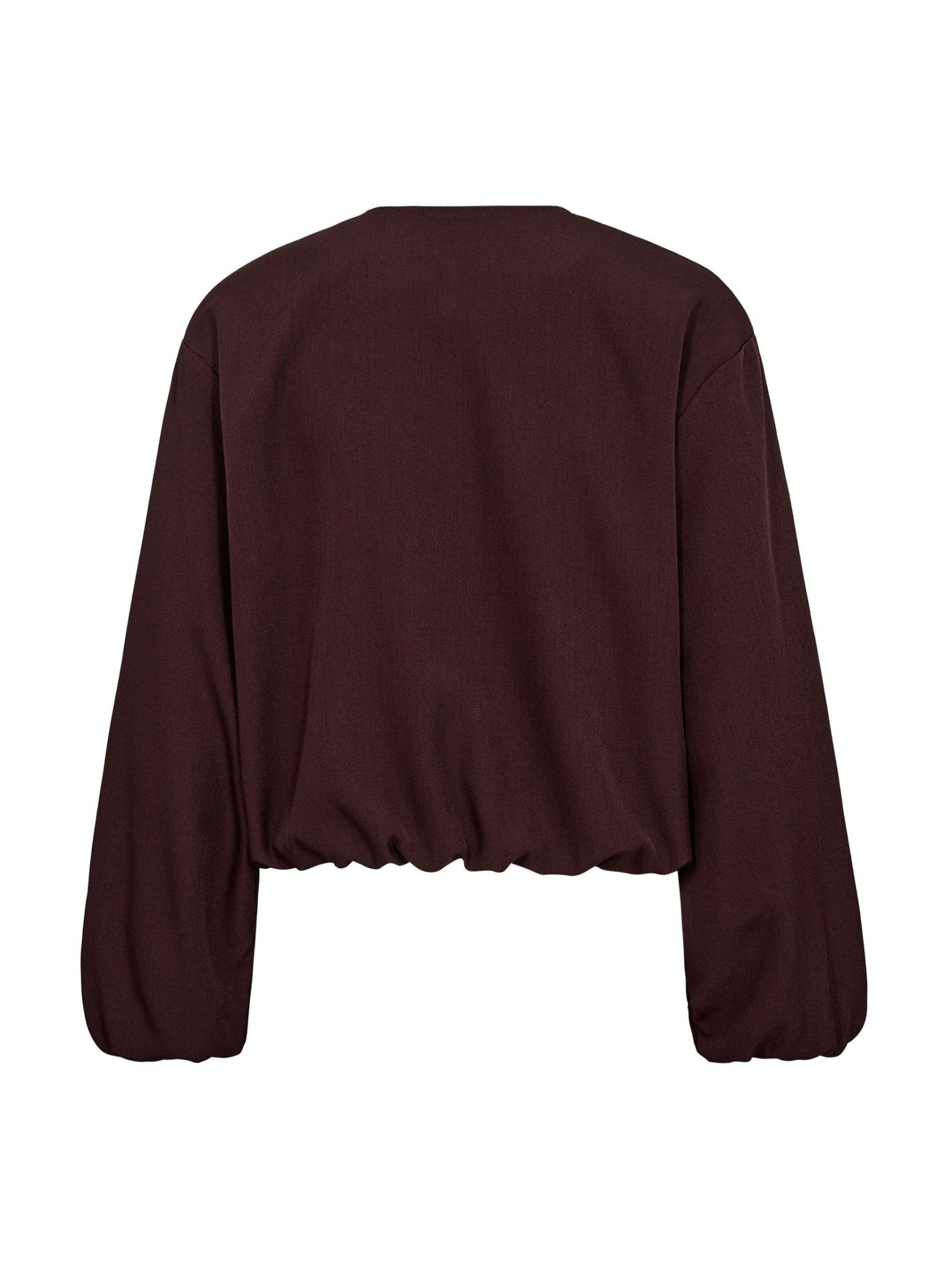 LunaCC Balloon Zip Jacket - Winered - Co'couture
