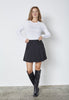 LunaCC Pocket Pleat Mini Skirt - Black