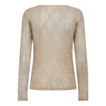 MarcyCC Mesh O - blouse - Bone - Co'couture
