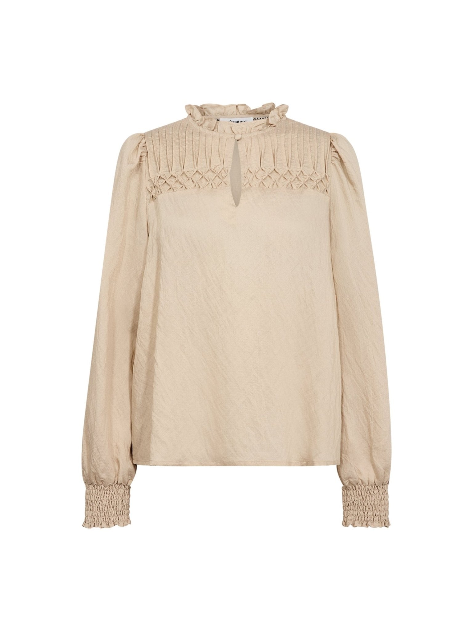 MollyCC Pintuck Blouse - Powder - Co'couture
