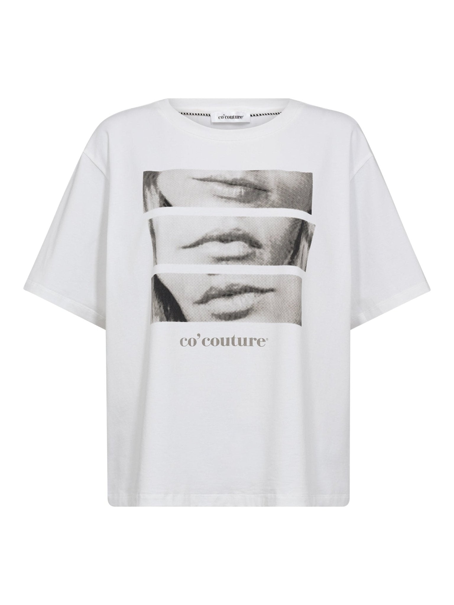 MultiCC Lips Oversize Tee - White - Co'couture