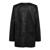 PhoebeCC Clean Leather Blazer - Black - Co'couture