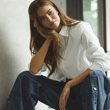 PoppyCC Button Waist Shirt - White - Co'couture
