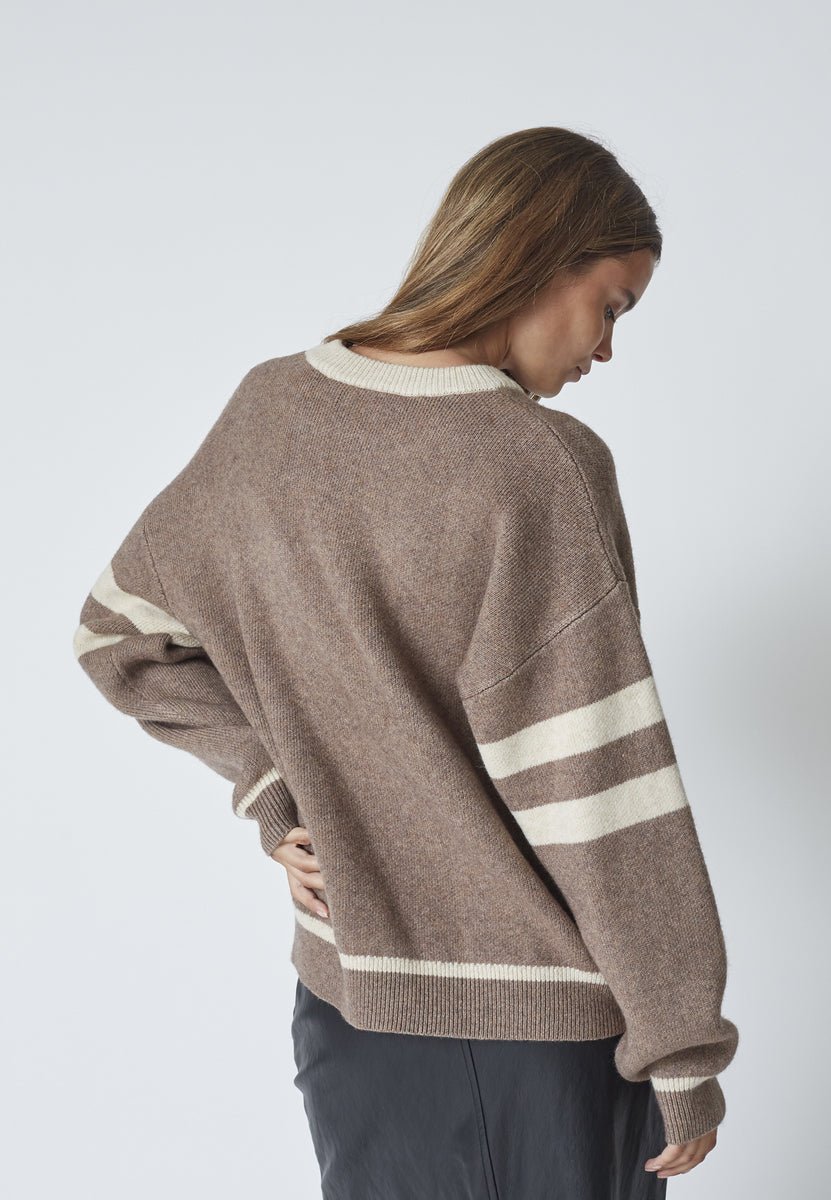 RowCC Coco Logo Knit - Walnut - Co'couture