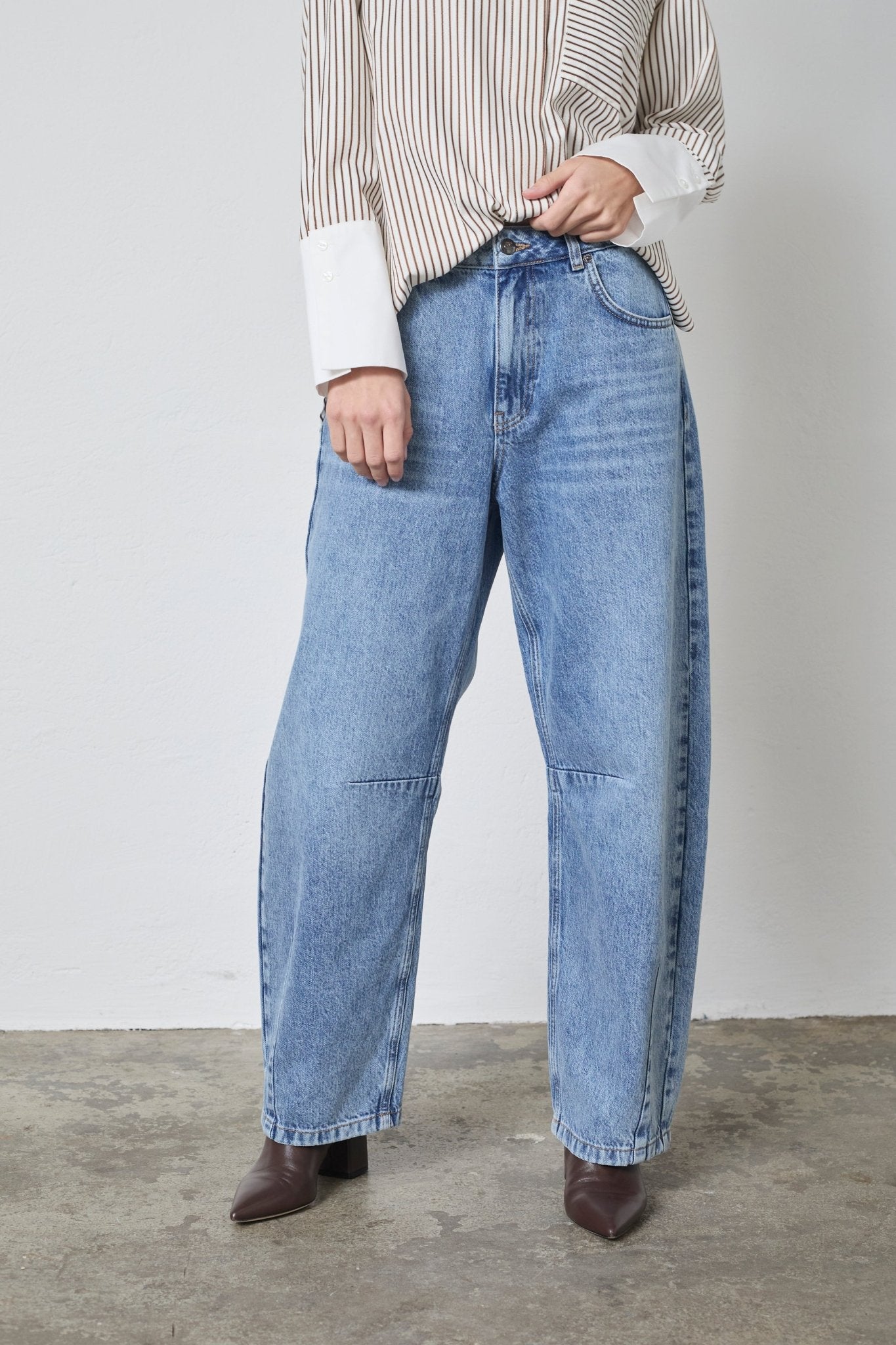 RuthieCC Barrel Jeans - Denim blue - Co'couture
