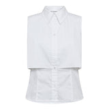 SannaCC Double Layer Top - White - Co'couture
