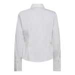 SannaCC Pearl Cuff Shirt - White - Co'couture