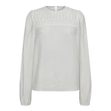 ShinaCC Pintuck Blouse - Off white - Co'couture