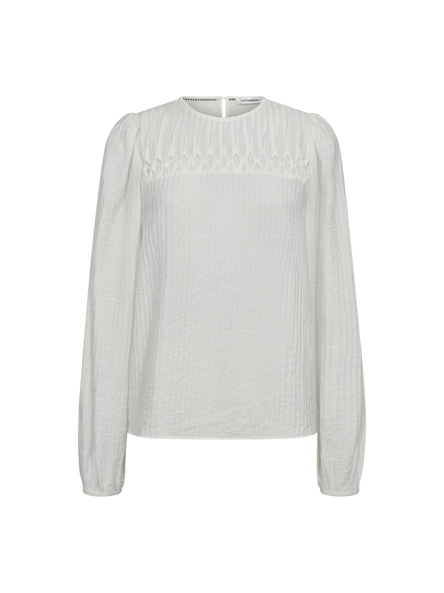 ShinaCC Pintuck Blouse - Off white - Co'couture