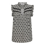 SofiaCC Top - OffWhite - Black - Co'couture