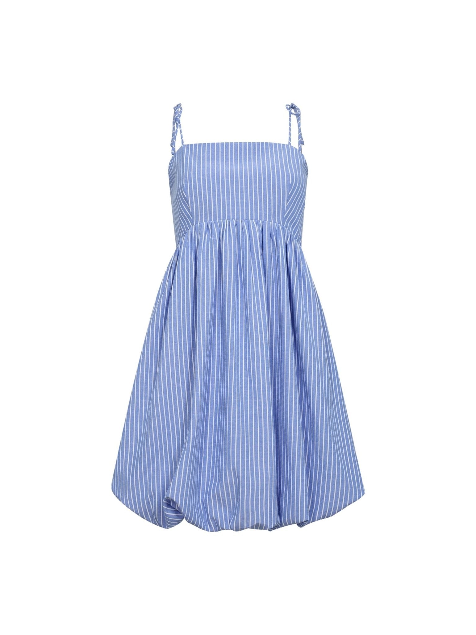 TeaCC Stripe Balloon Dress - Blue - Co'couture