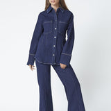 TheoCC Wide Jeans - Dark Denim - Co'couture