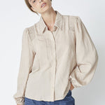 ViolaCC Smock Shirt - Taupe - Co'couture