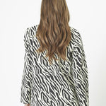ZiggyCC Zebra Single Blazer - OffWhite - Black - Co'couture